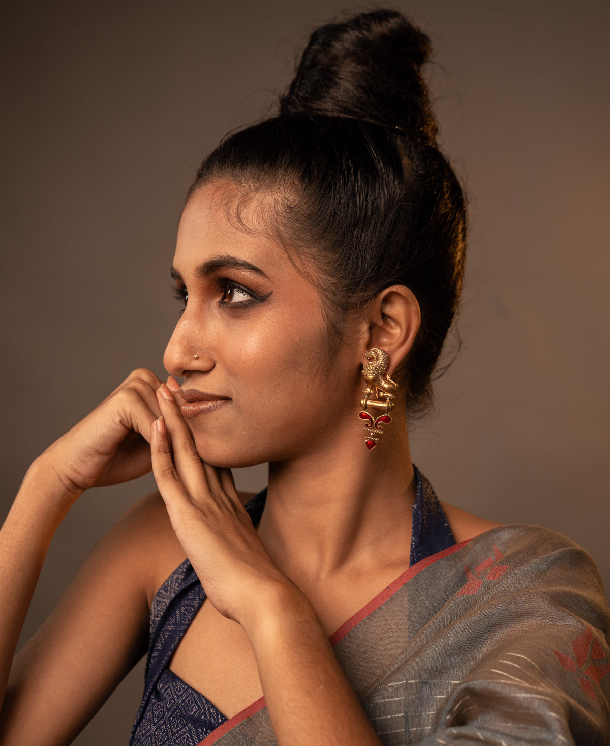 Yali Rakta Bindu Earrings