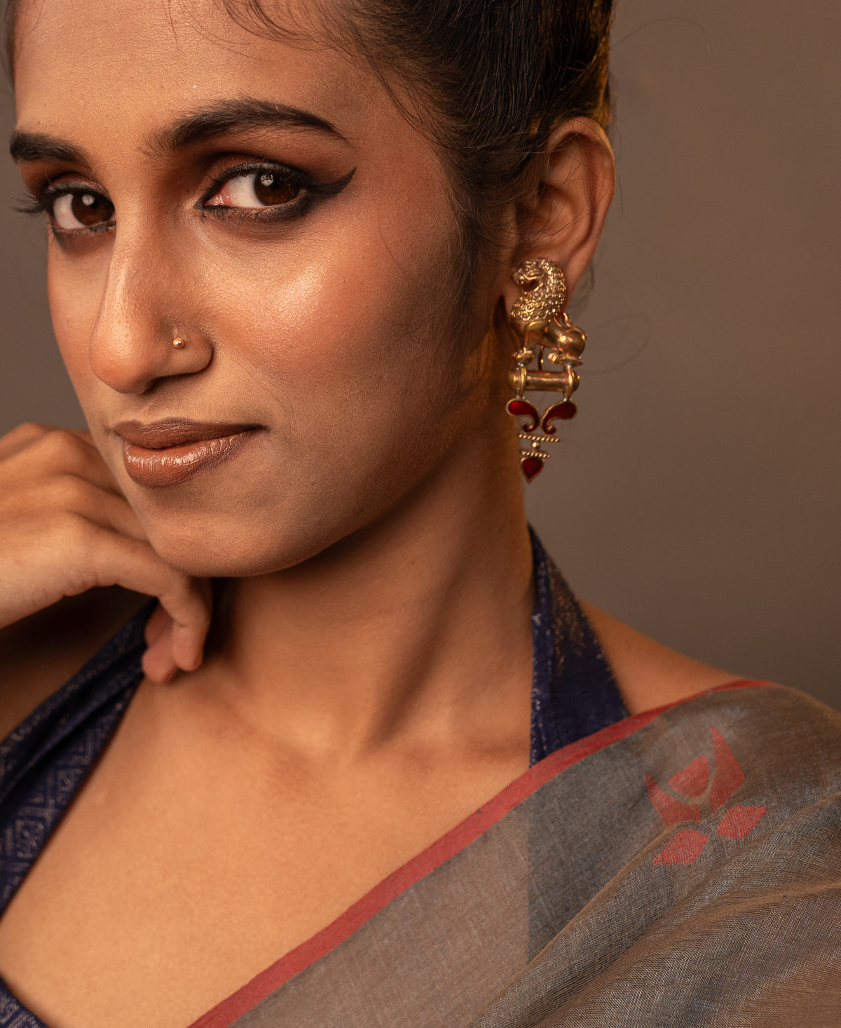 Yali Rakta Bindu Earrings