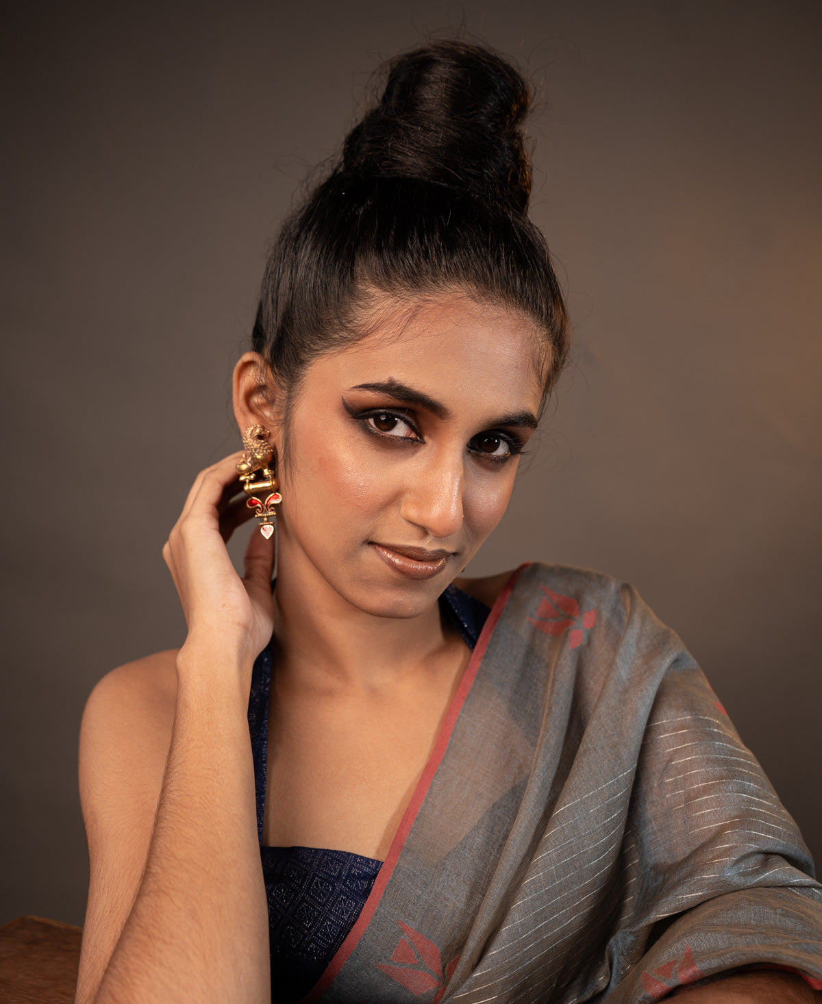 Yali Rakta Bindu Earrings