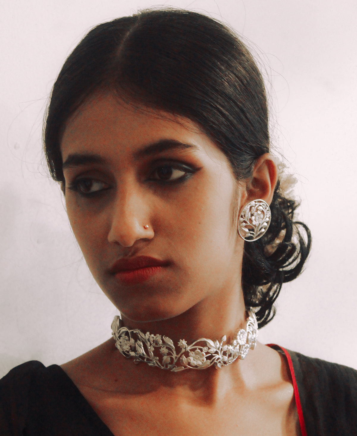 Rasika Silver Plated Choker Set