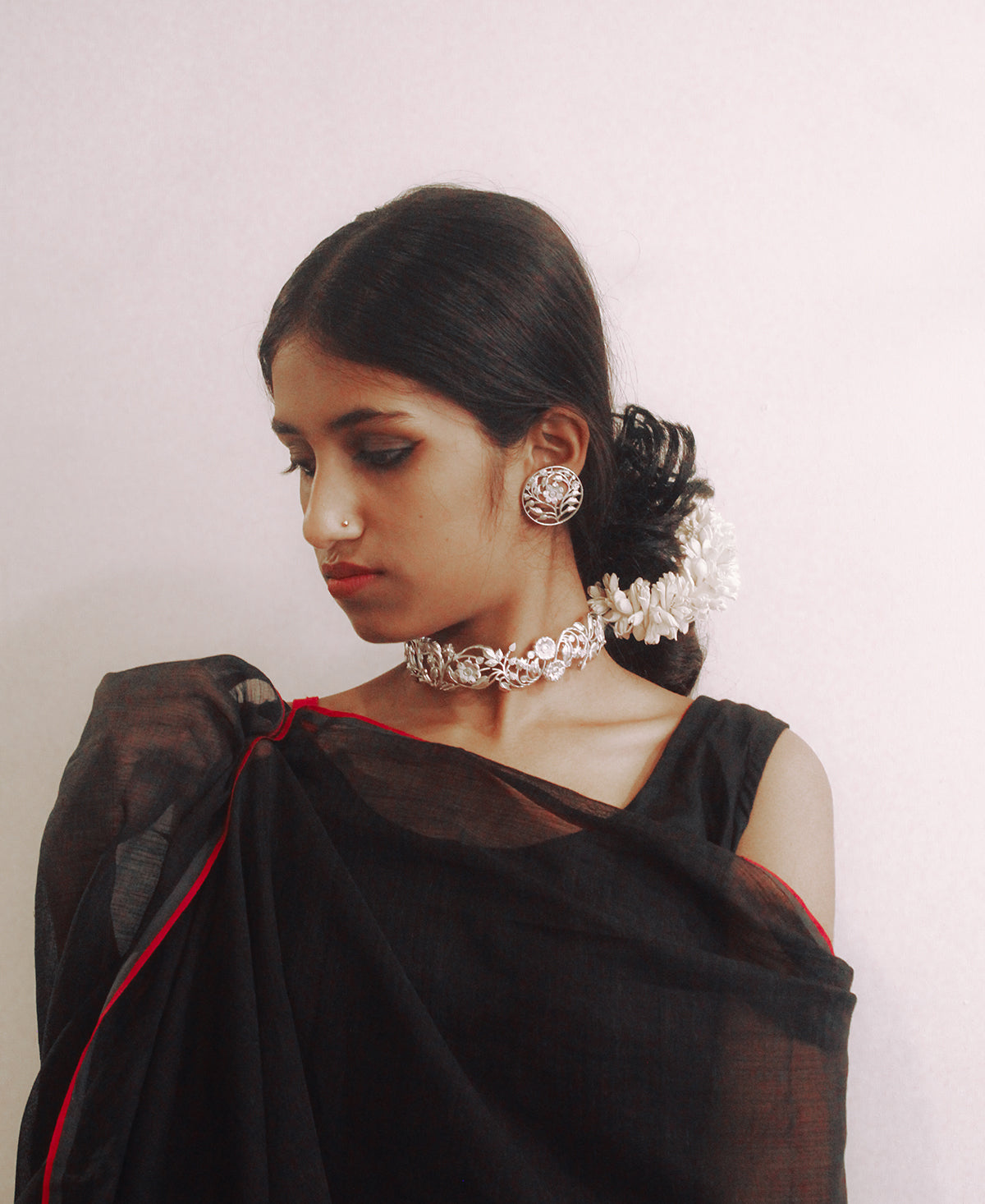 Rasika Silver Plated Choker Set