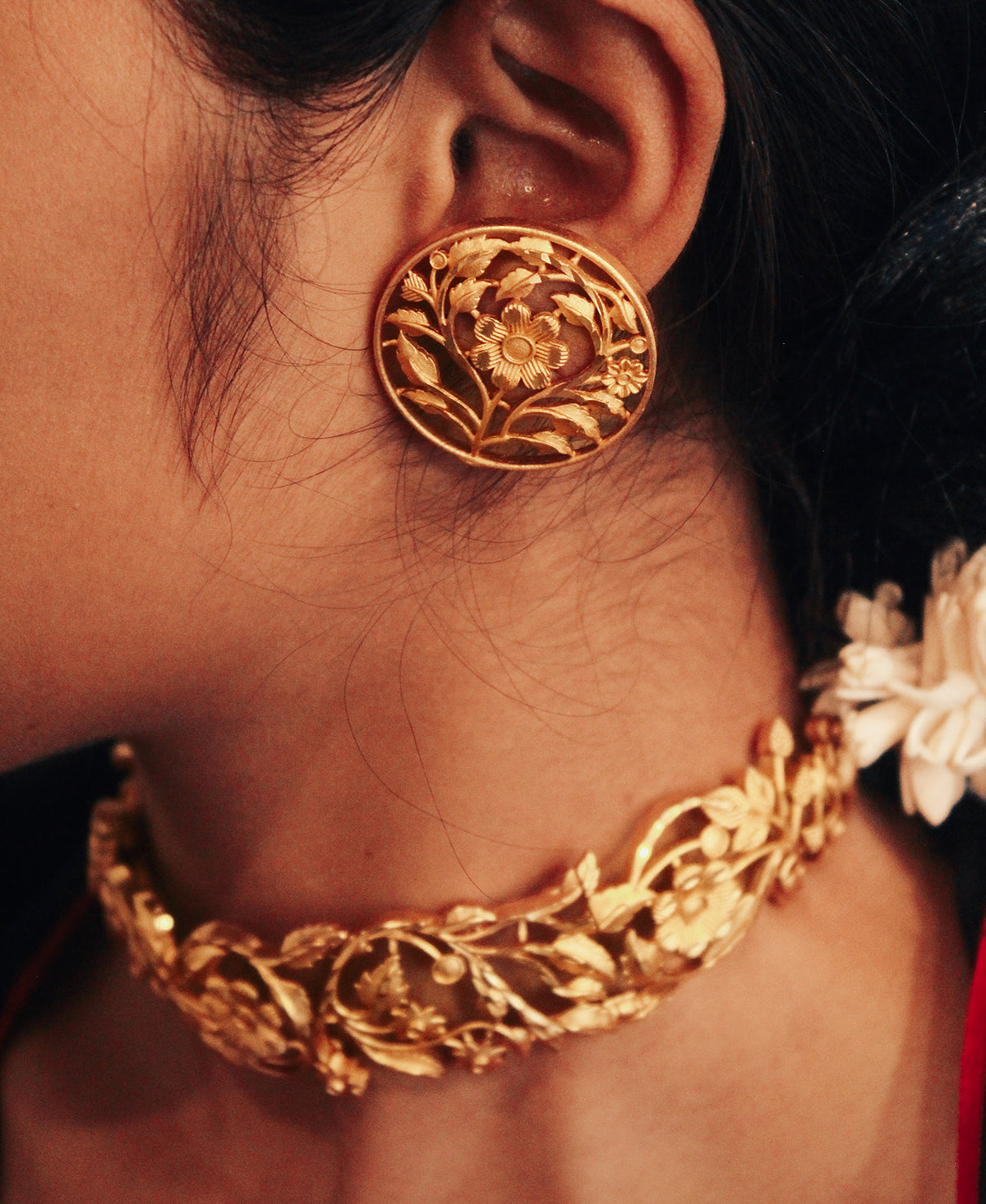 Rasika Gold Plated Choker  Set