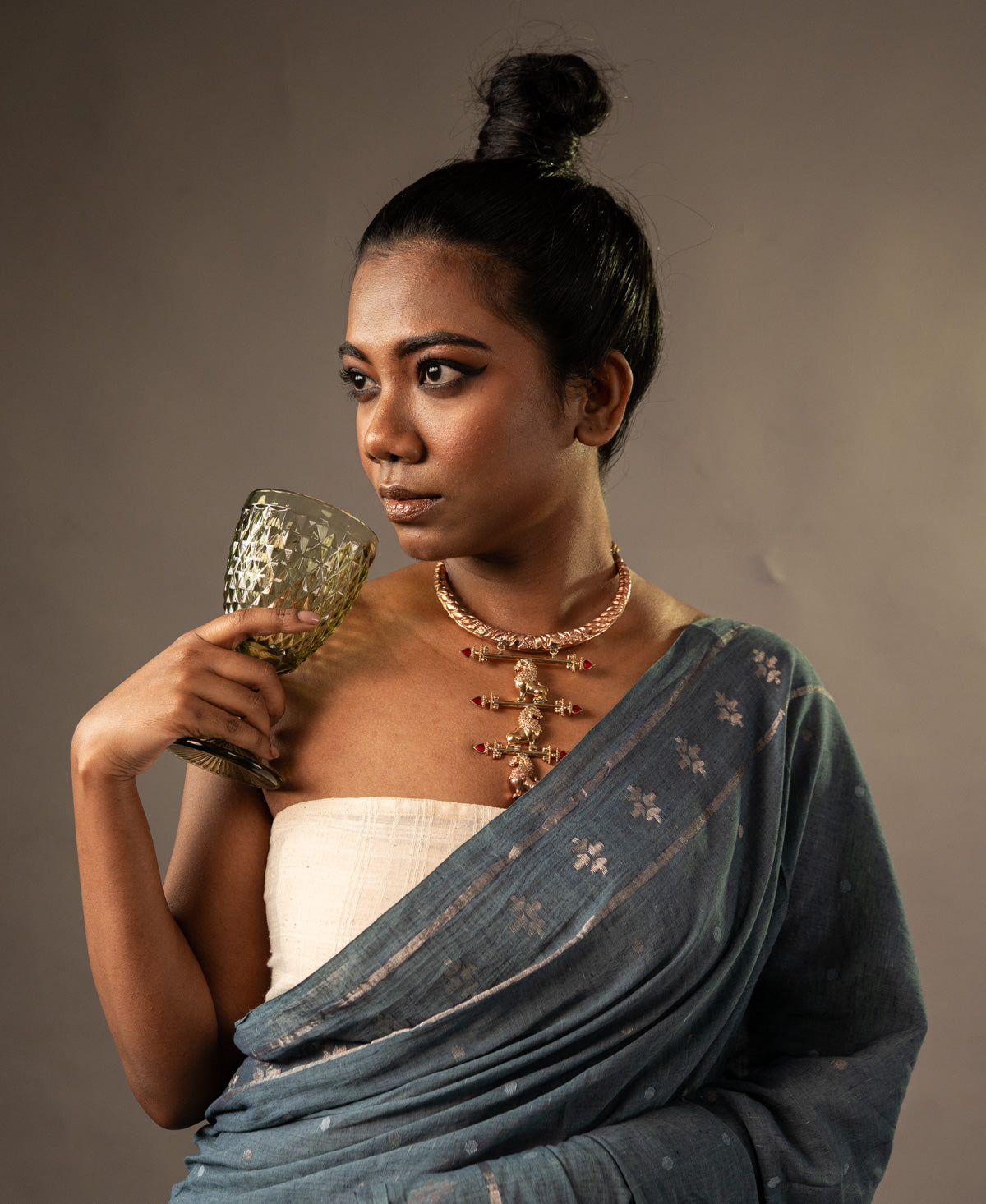 Yali Tridhara Collar Necklace