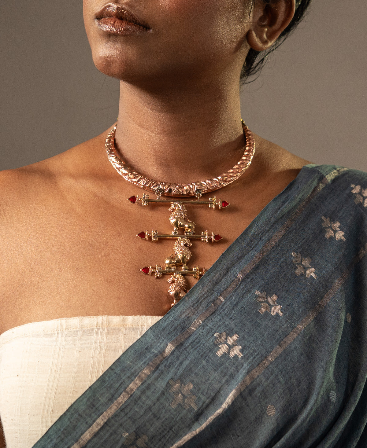 Yali Tridhara Collar Necklace