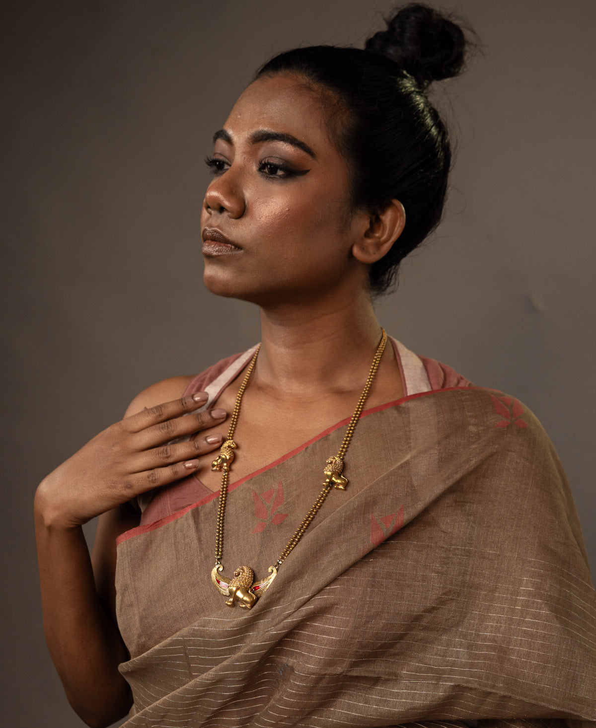 Yali Rakta Rekha Long Necklace