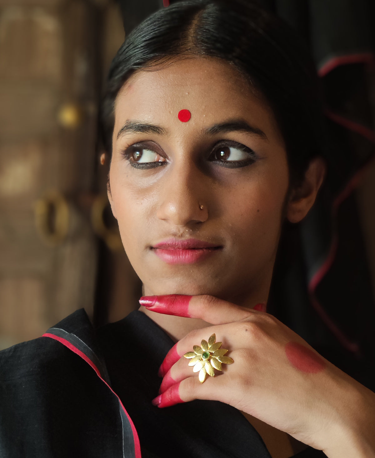 Sobuj Madhu Pallav Ring