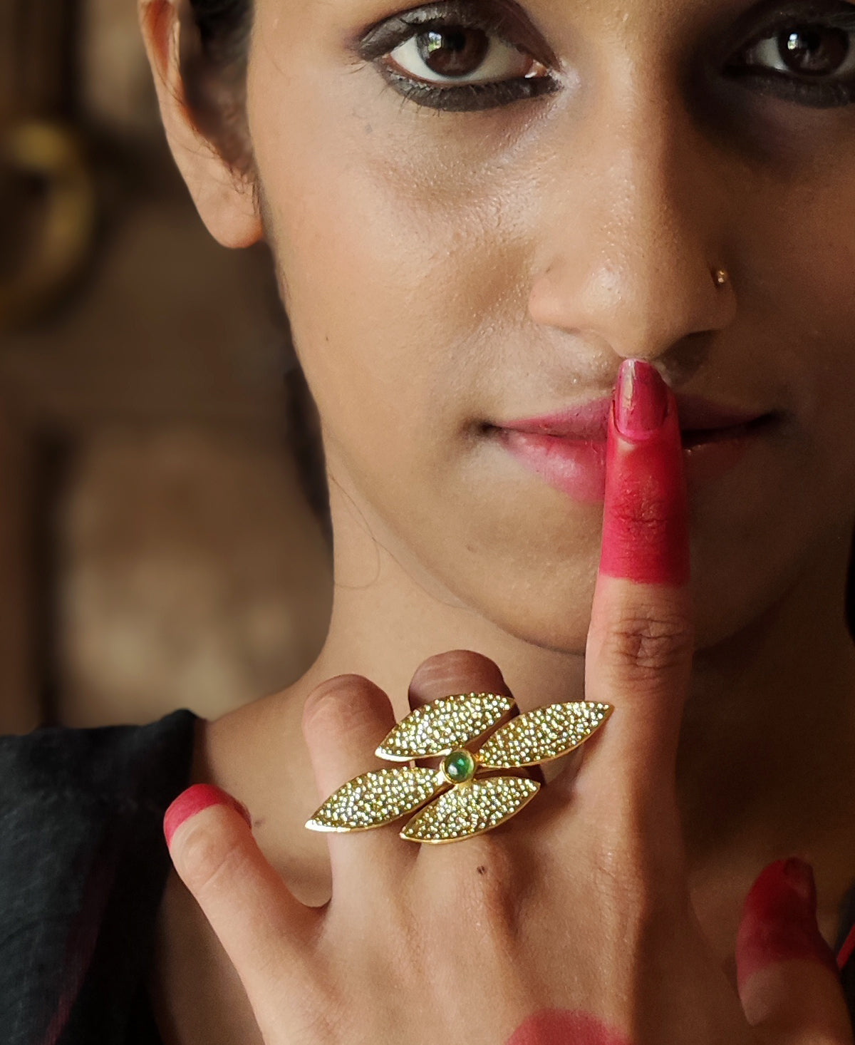 Sobuj Amra Pallav Ring