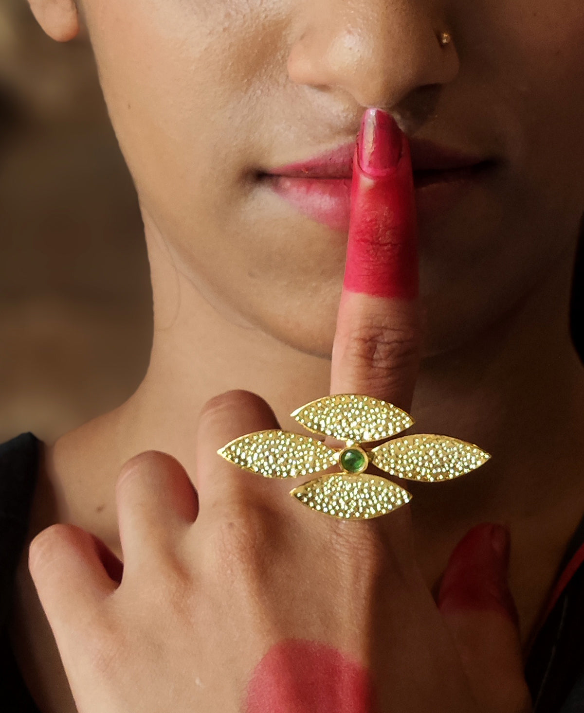 Sobuj Amra Pallav Ring