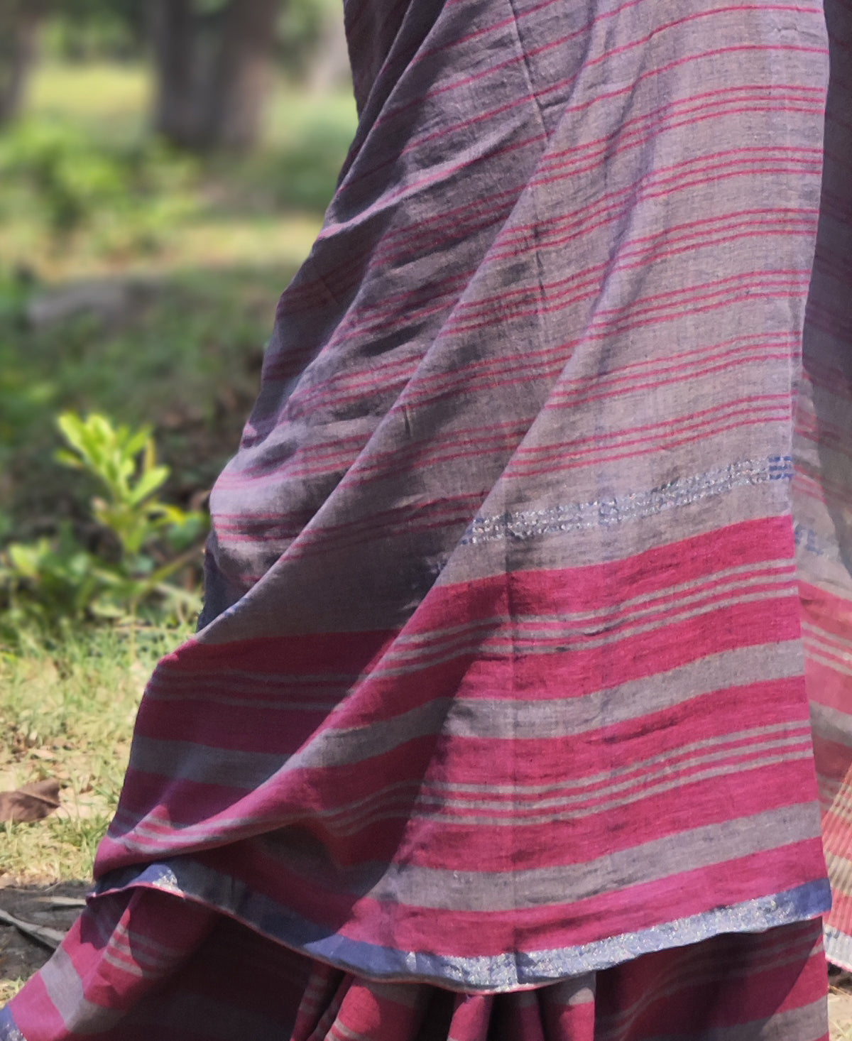 Alo Chaya Cotton Stripe Saree