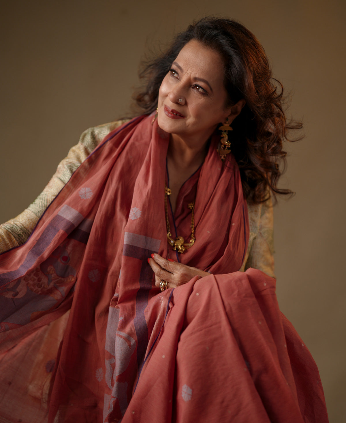 Gajasimha Jamdani Saree