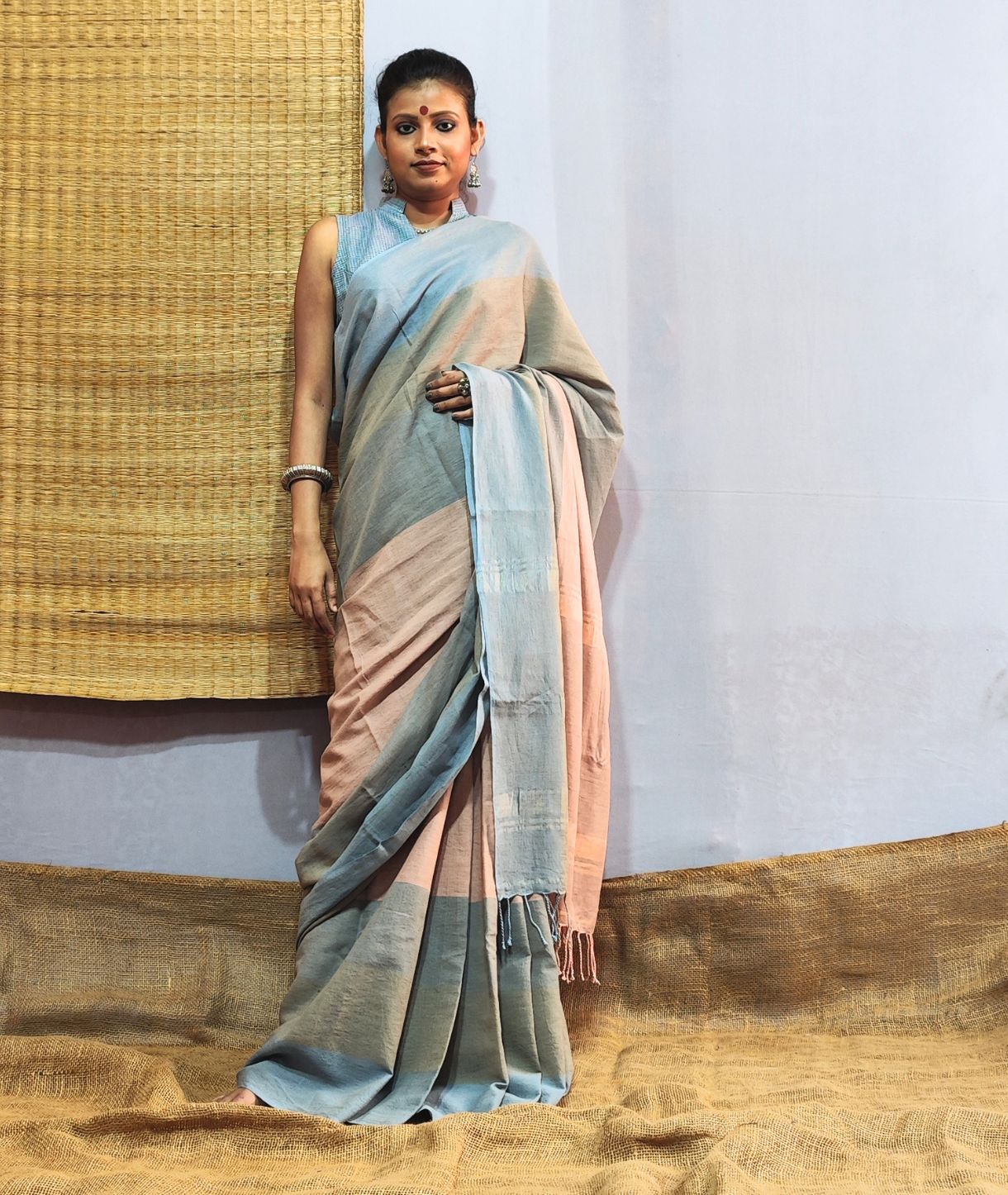 Sandhyaraga Handloom Cotton Saree