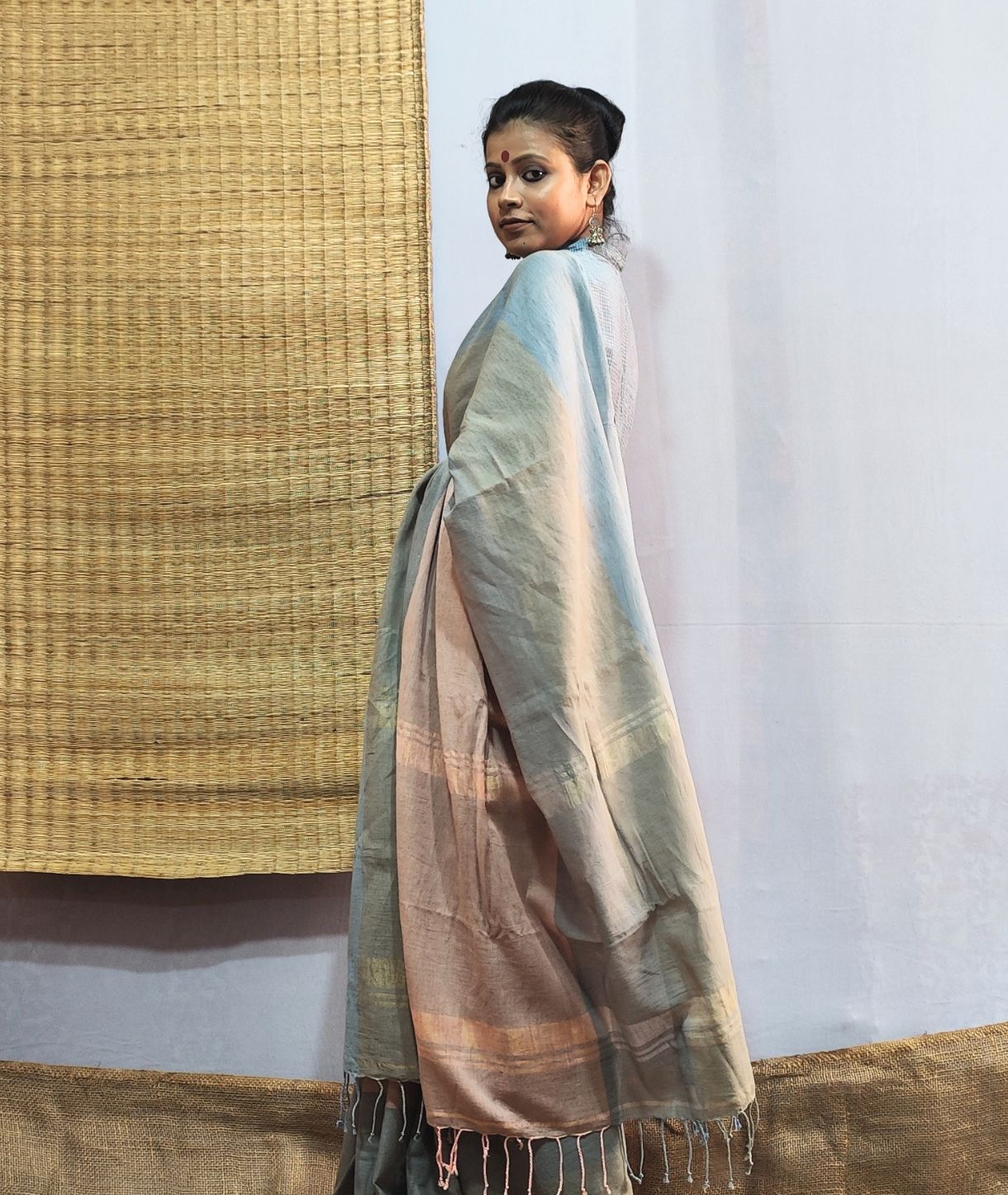 Sandhyaraga Handloom Cotton Saree