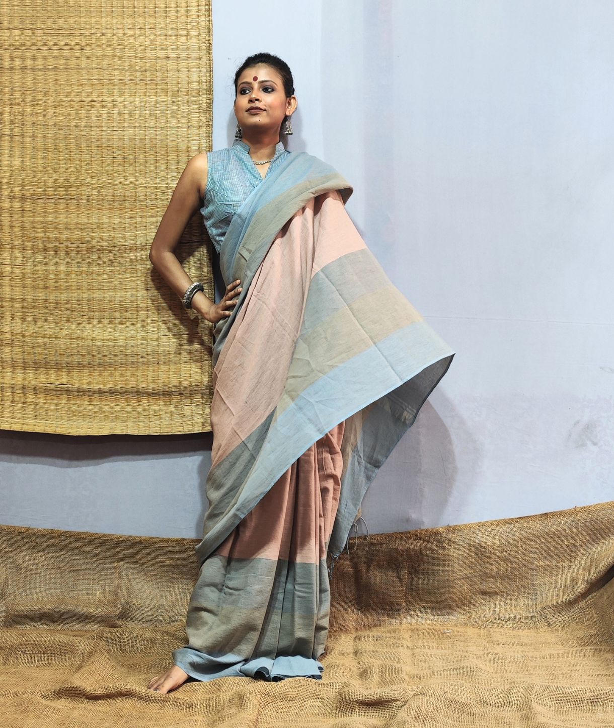 Sandhyaraga Handloom Cotton Saree