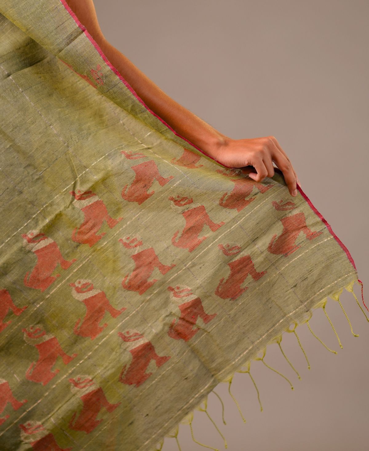 Yali Sarani Jamdani Saree