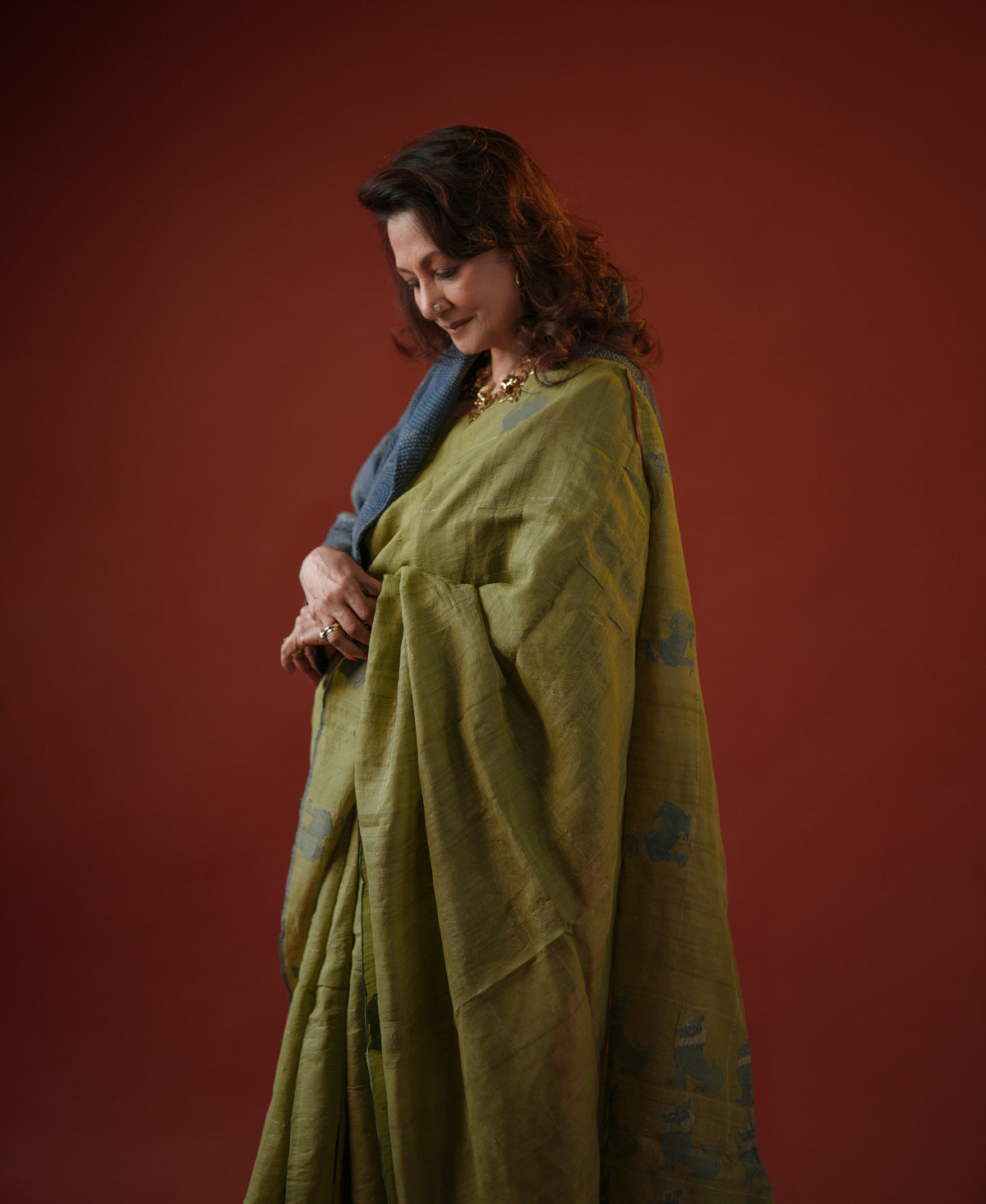 Bonchhaya Yali Jamdani Saree