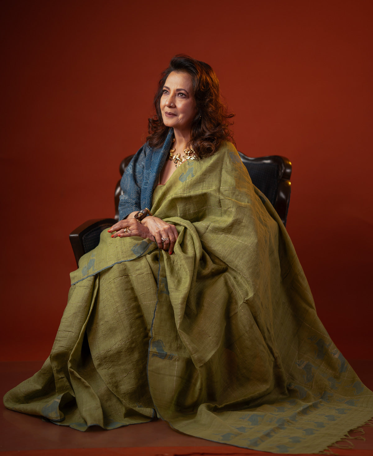 Bonchhaya Yali Jamdani Saree