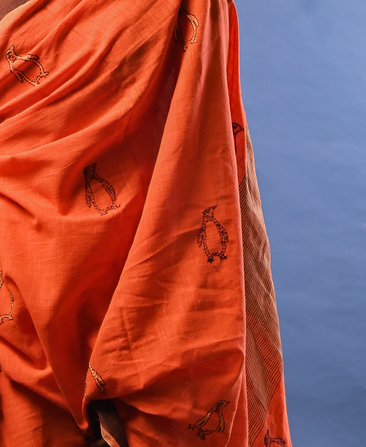 Handloom Cotton kantha saree