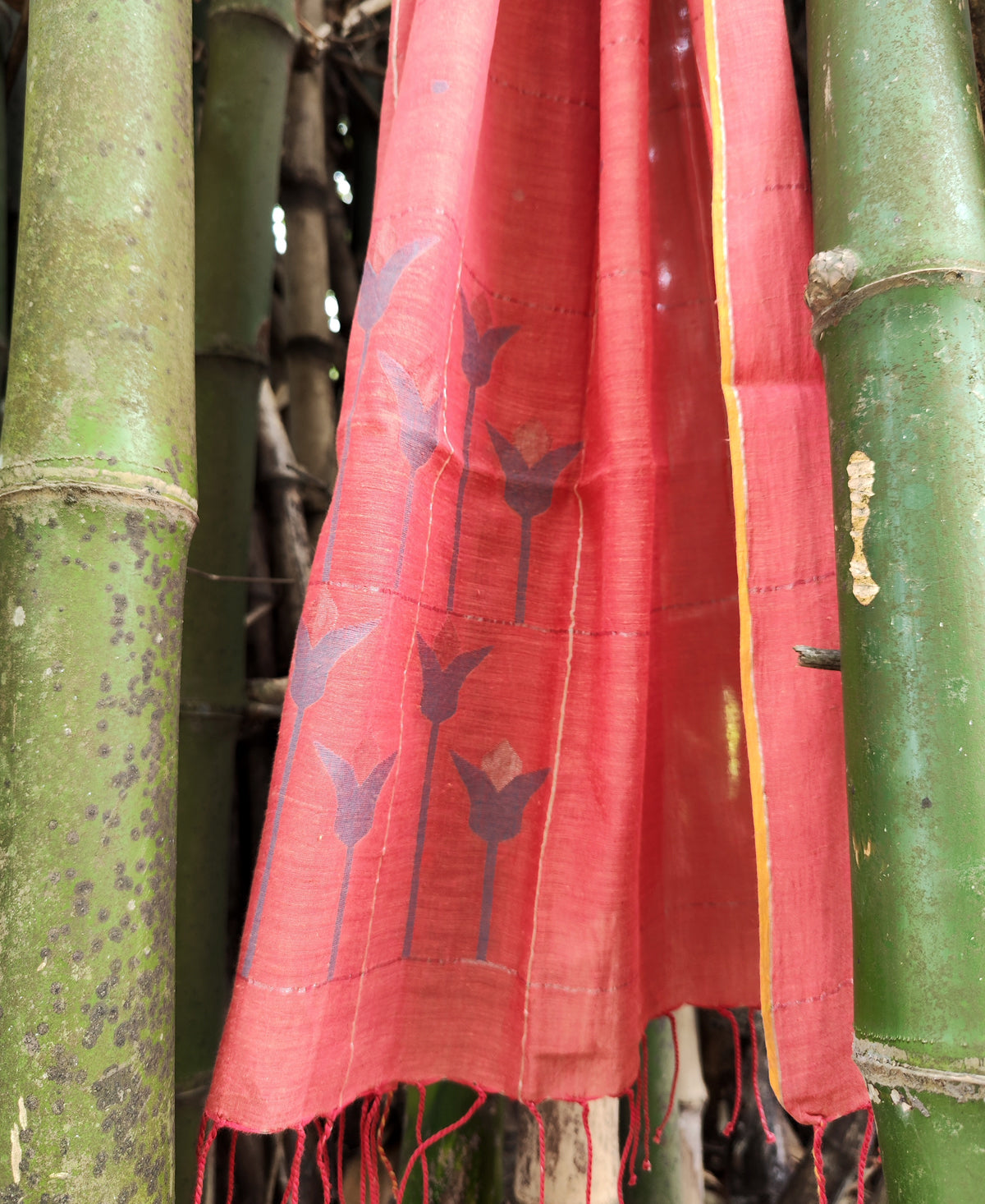 Neel Lily Zari Jamdani Stole