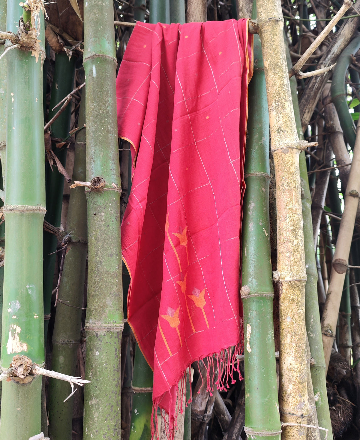 Holud Lily Jamdani Stole