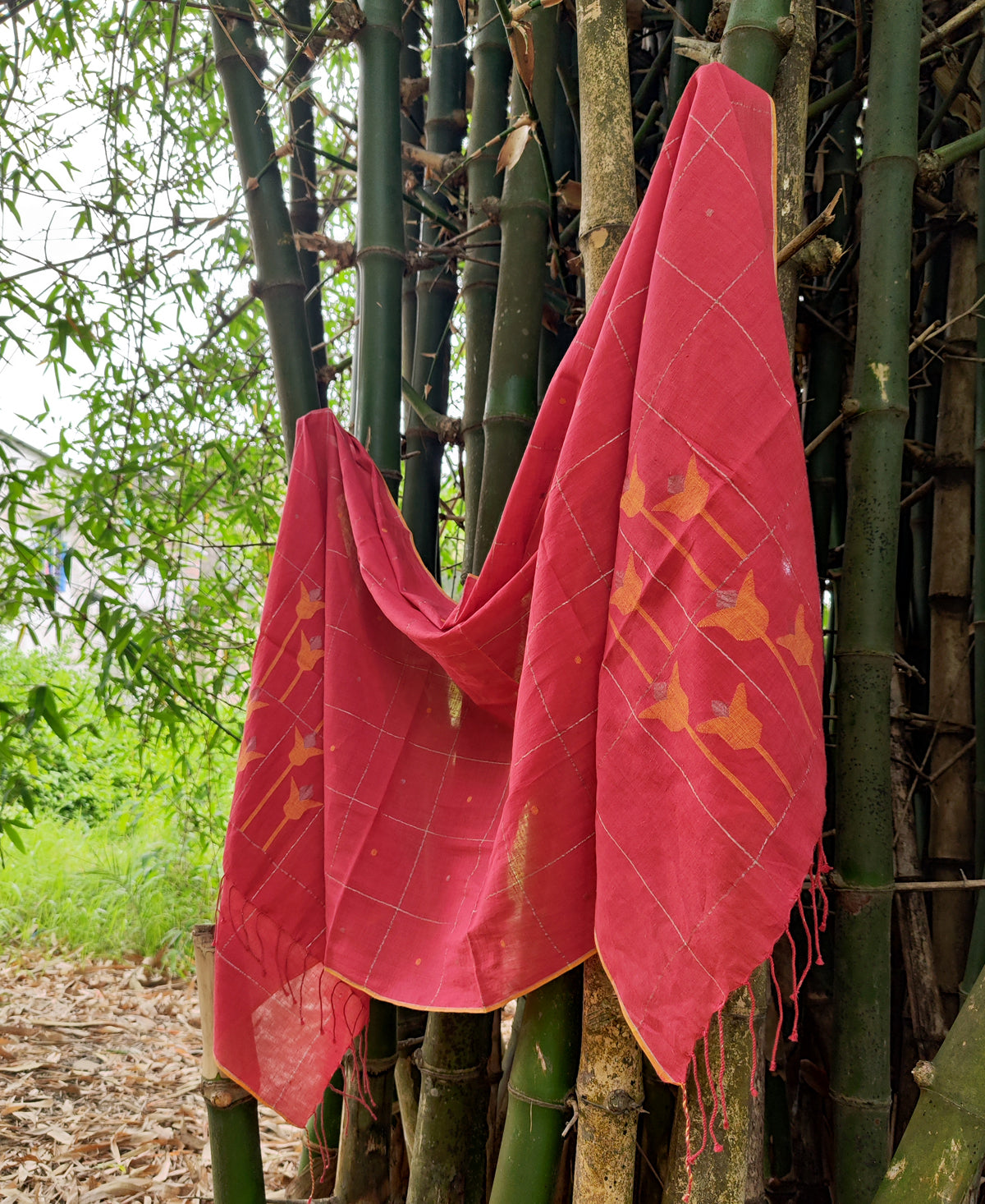 Holud Lily Jamdani Stole