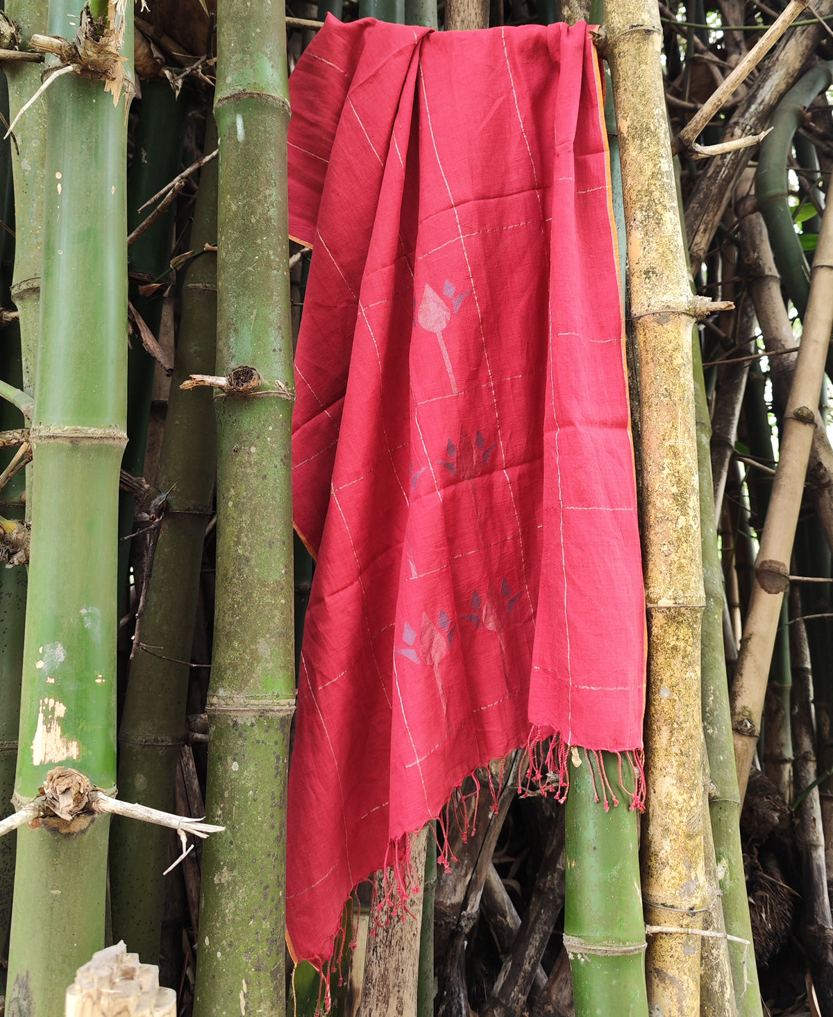 Chandi Lily Jamdani Stole