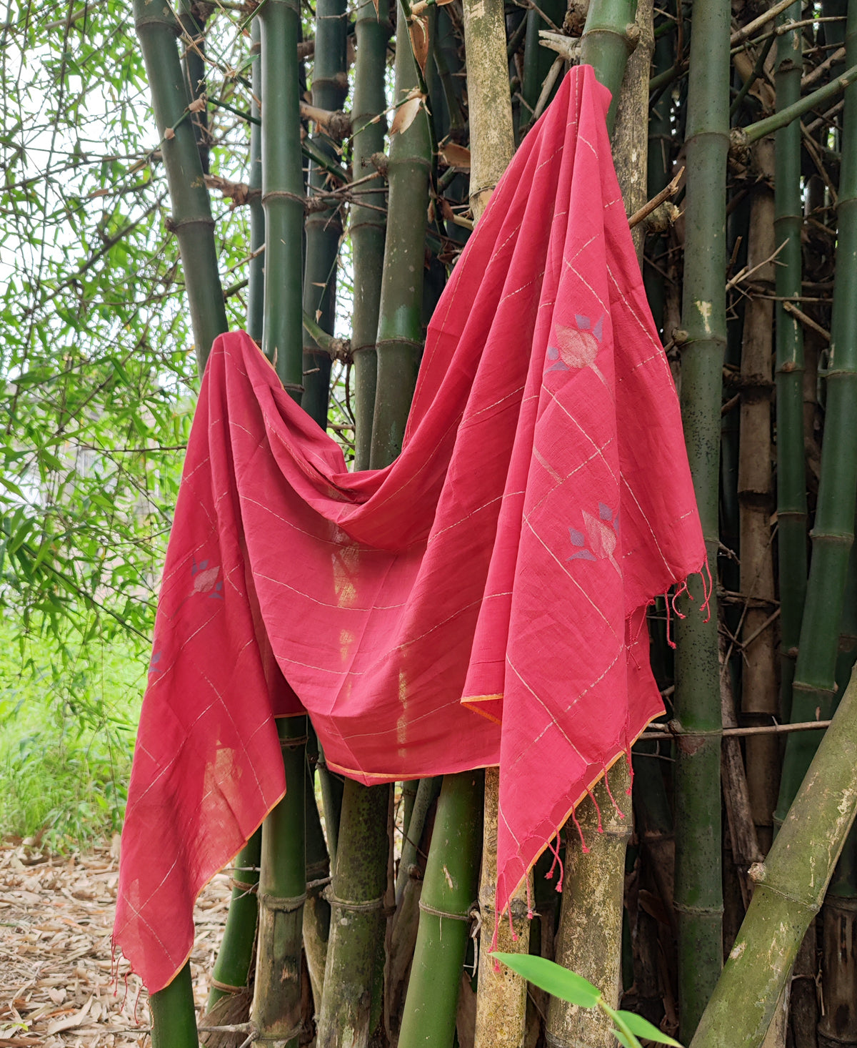 Chandi Lily Jamdani Stole